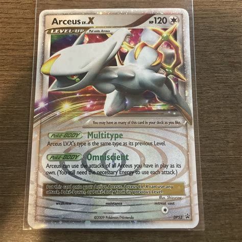 arceus lv x dp53 price|Arceus dp53 pokemon.